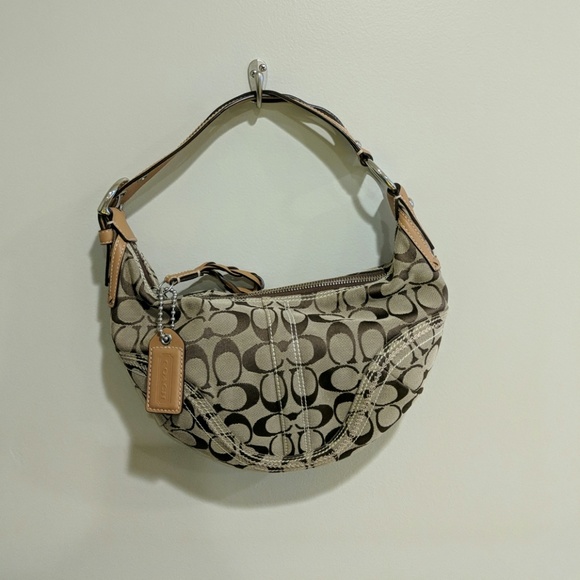 Coach Handbags - Coach signature monogram shoulder bag
